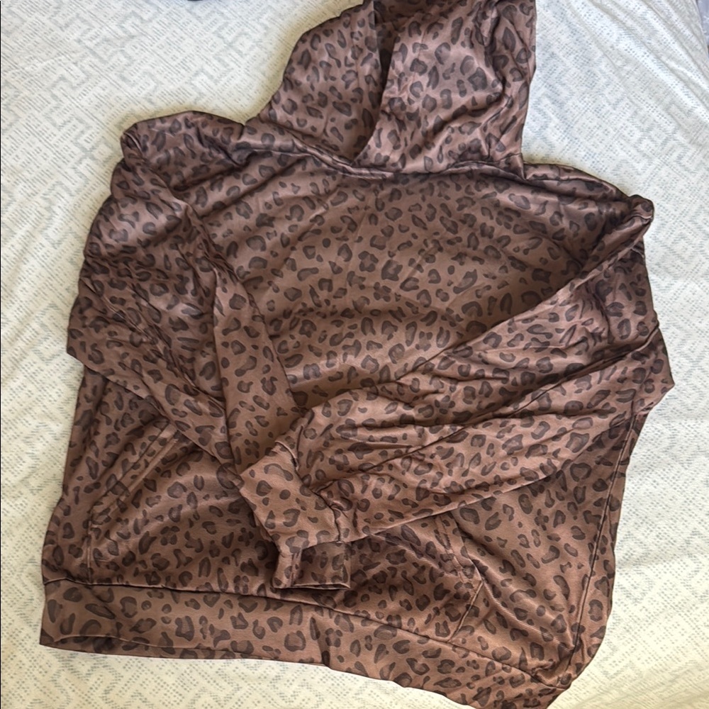 Leopard Print Hoodie